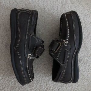 Little Boys Brown Leather Decksider